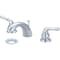 Olympia Faucets Two Handle Widespread Bathroom Faucet, Compression Hose, Chrome, Number of Holes: 3 Hole L-7330 - alternate 1